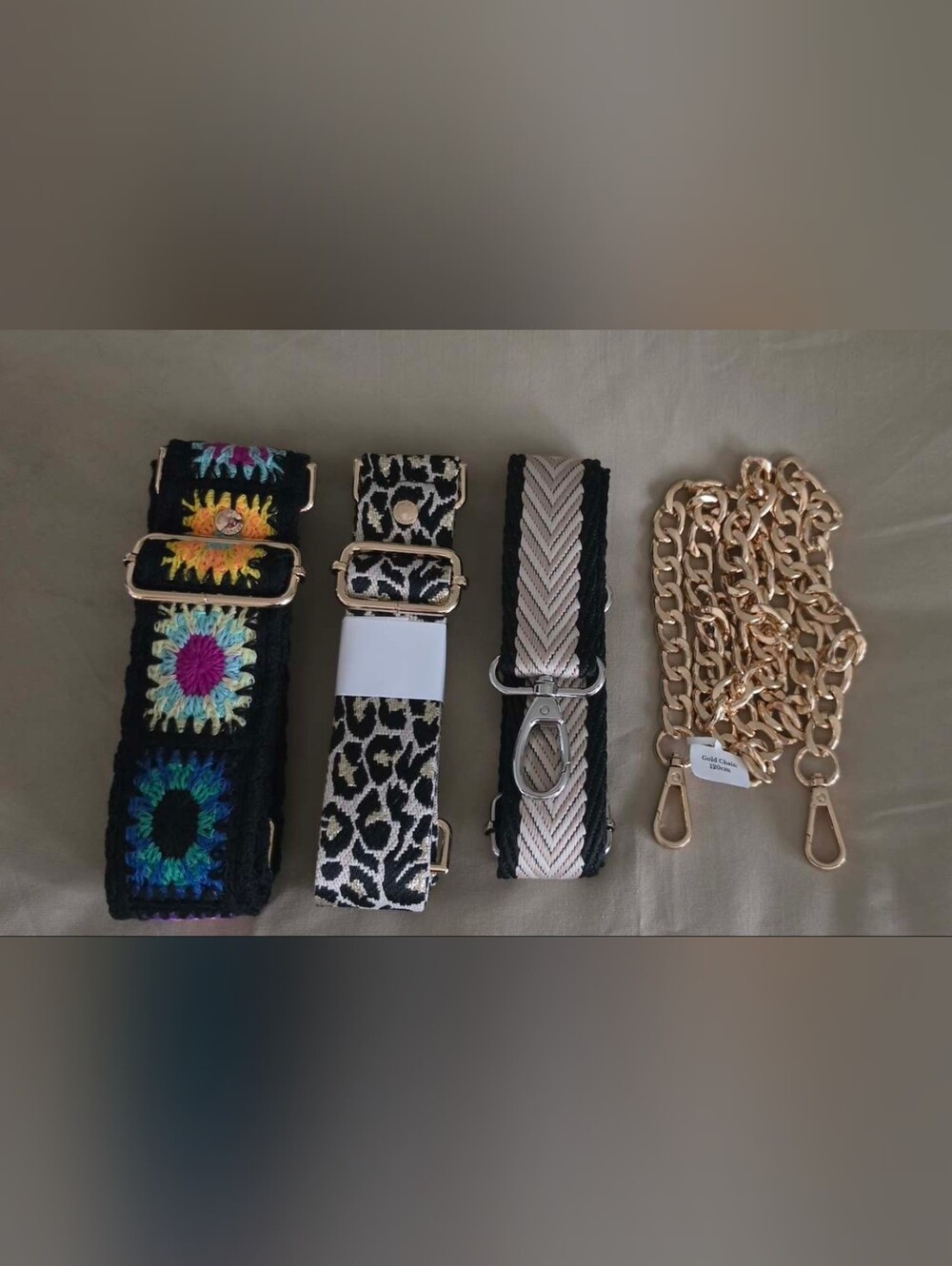 Pom Pom London NWOT crossbody Straps Set Of Four